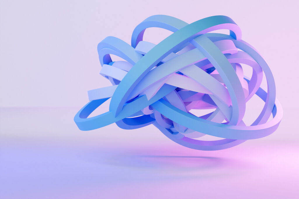 3d illustration blue  abstract background with geometric figure. Background design. Abstract and Colorfull illustration.